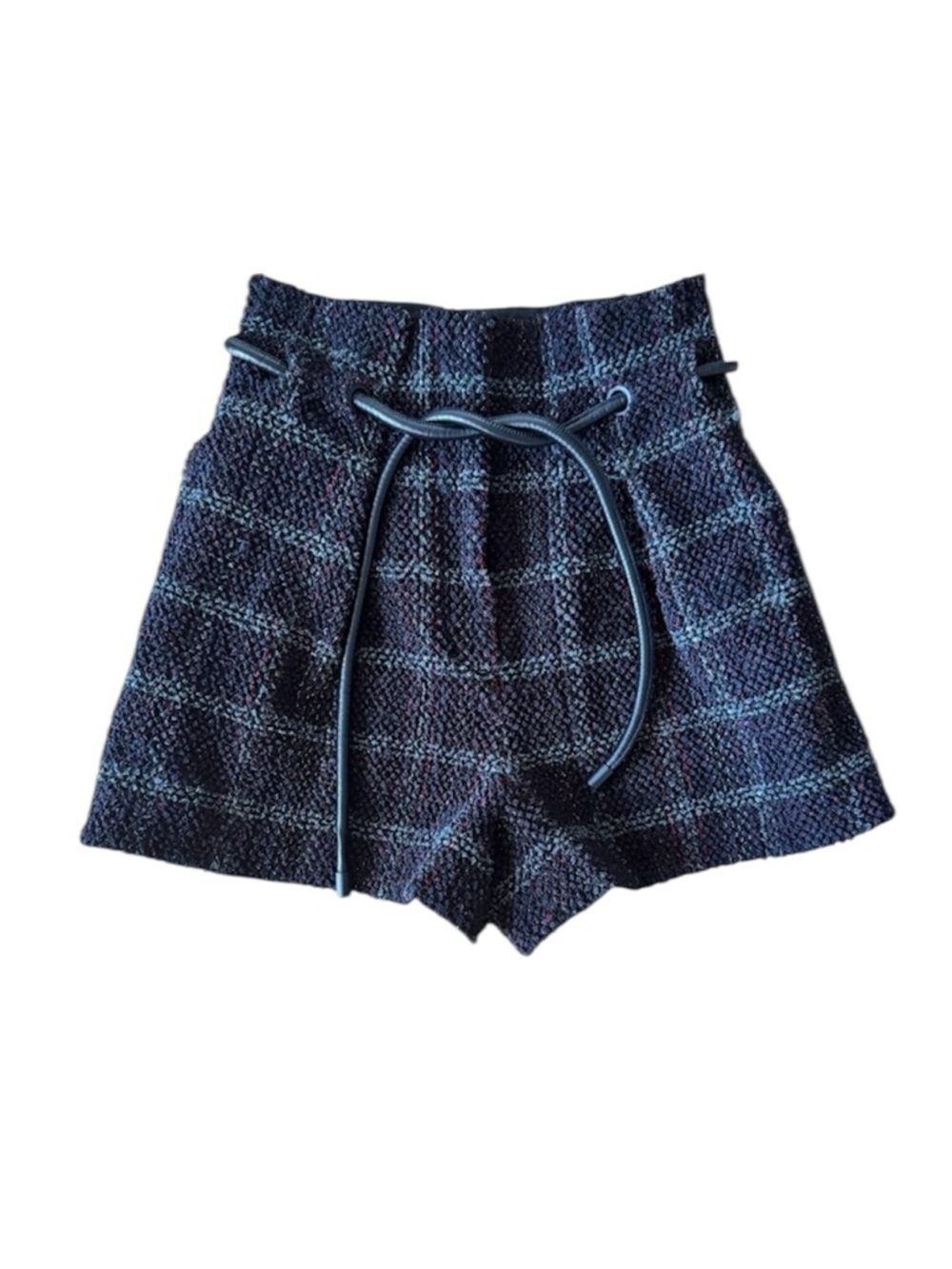 3.1 Phillip Lim Size 4 High Waisted Tweed Origami Pleated Shorts
